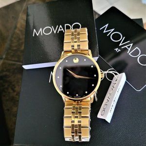 Movado Men's Museum Classic Gold Swiss Made Watch
